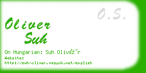 oliver suh business card